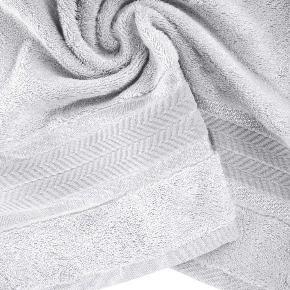 Ręcznik Miro 50x90 srebrny 550g/m2 Eurofirany