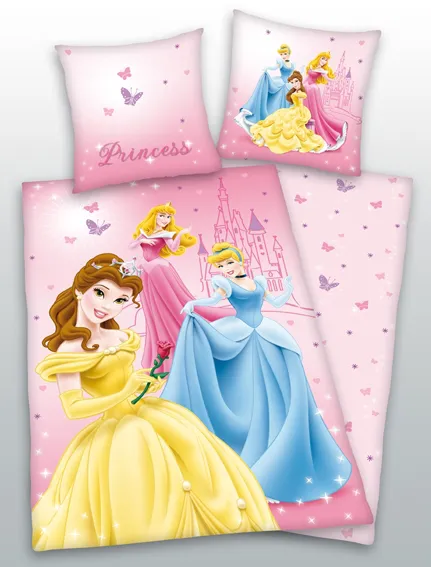 Pościel Princess 160x200 Księżniczki Walt Disney 9507