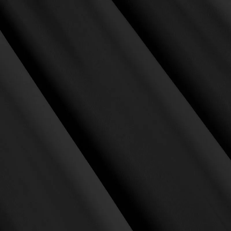 Zasłona gotowa na przelotkach 135x250 Parisa czarna zaciemniająca jednobarwna