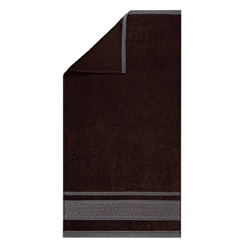 Ręcznik Panama 30x30 brązowy frotte       500g/m2
