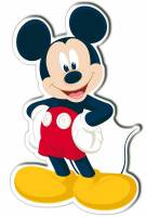 Poduszka kształtka Myszka Miki 40x24 Mickey Mouse 0554 dziecięca