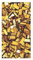 Ręcznik Gold złote złoto sztabki złota 80x160 gadżet na prezent kąpielowy