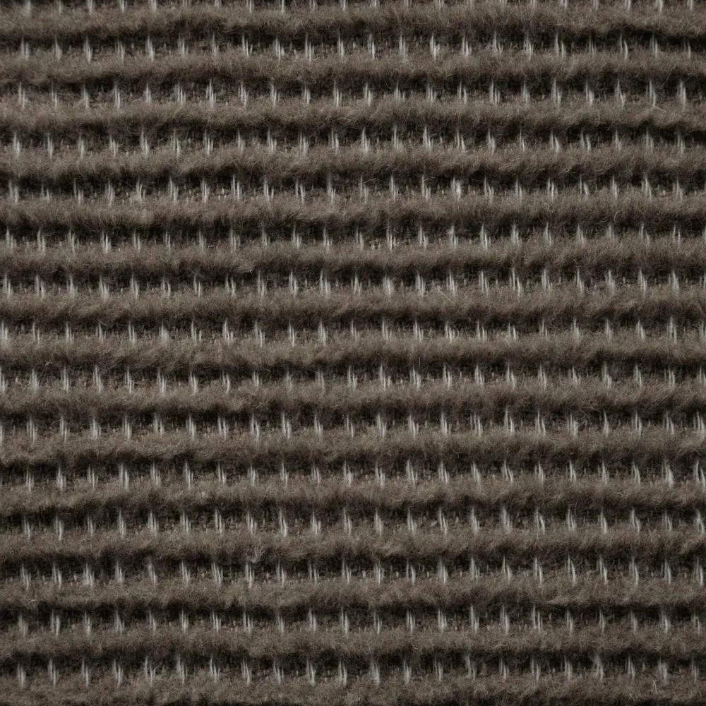 Koc narzuta na fotel 70x160 Amber beżowy ciemny bawełniany akrylowy D91