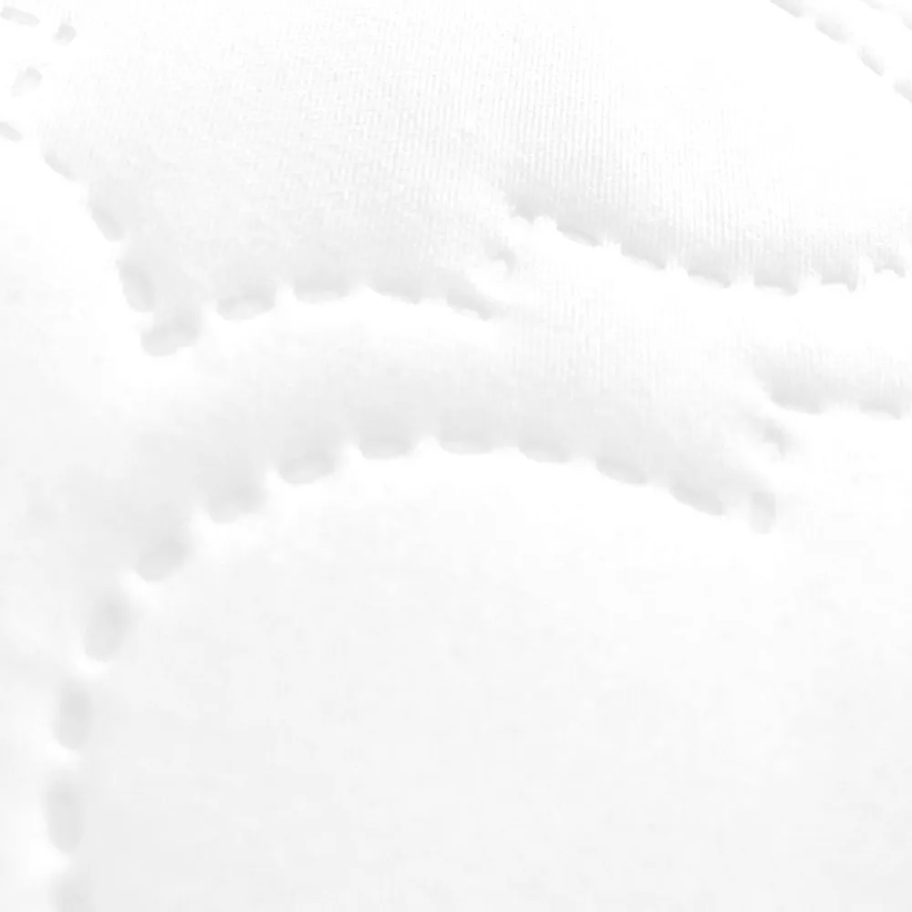 Narzuta dekoracyjna 200x220 biała marokańska koniczyna Maroko pikowana