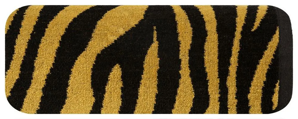Ręcznik Zebra 70x140  czarny miodowy 500g/m2 frotte Eurofirany
