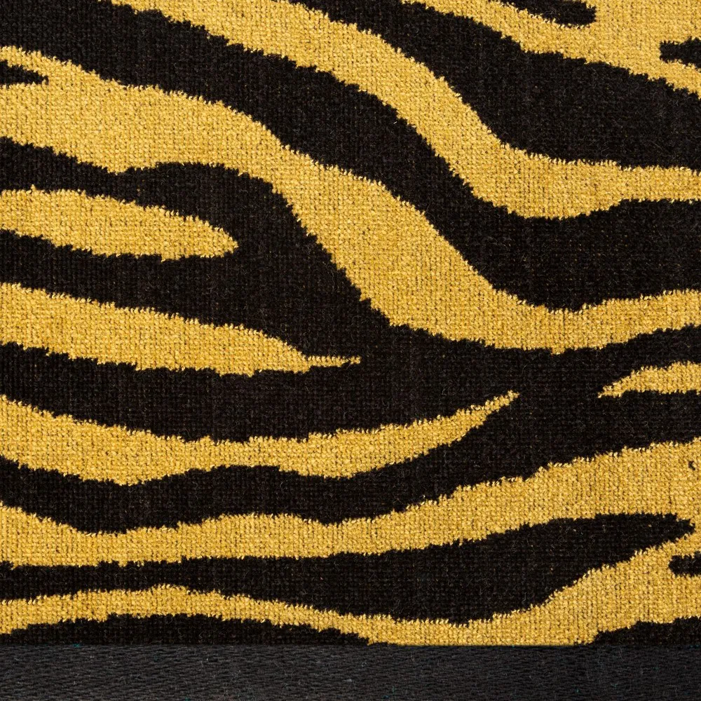 Ręcznik Zebra 70x140  czarny miodowy 500g/m2 frotte Eurofirany