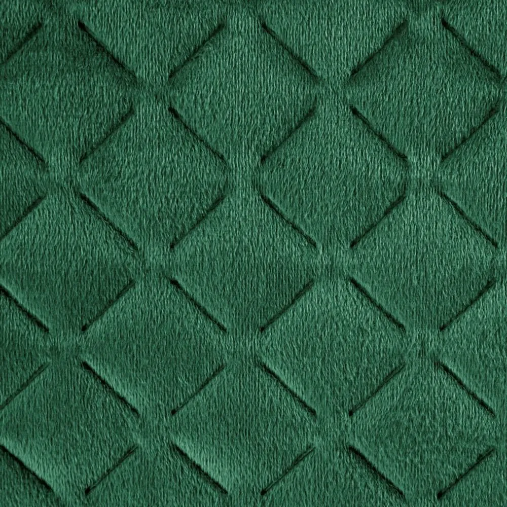 Narzuta dekoracyjna 70x160 Dimon na fotel zielona ciemna Eurofirany