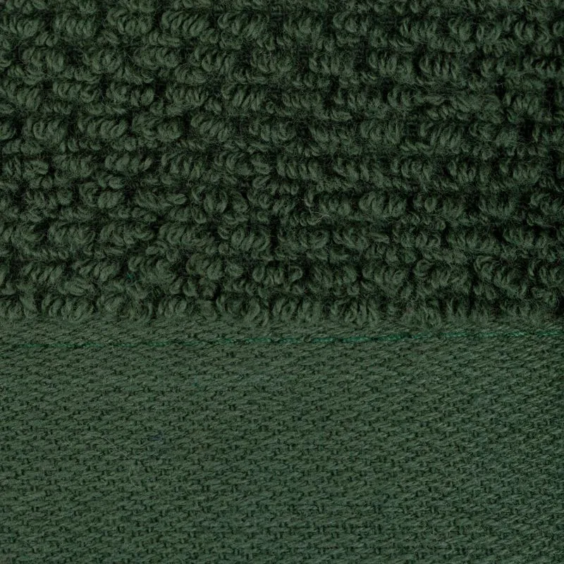 Ręcznik 70x140 Riso zielony ciemny z efektem ryżowym frotte 550 g/m2 Eurofirany