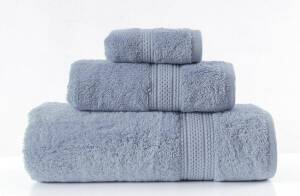 Ręcznik Egyptian Cotton 30x50 niebieski 600 g/m2 frotte z bawełny egipskiej
