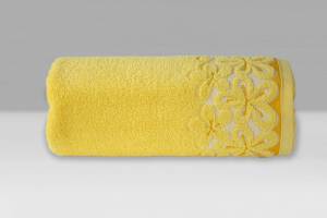 Ręcznik Bella 50x90 żółty 450 g/m2 frotte Greno