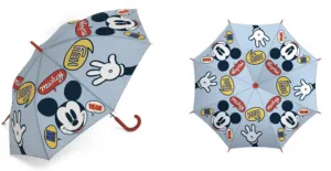 Parasolka dla dzieci Myszka Miki 5259 Mickey Mouse Hey błękitny czerwony parasol czerwona rączka