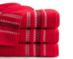 Ręcznik Cloe 30x50 czerwony 77 480 g/m2 frotte