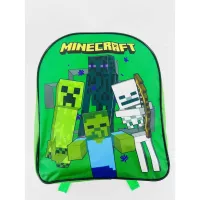Plecak do przedszkola Minecraft zielony  jednokomorowy P24
