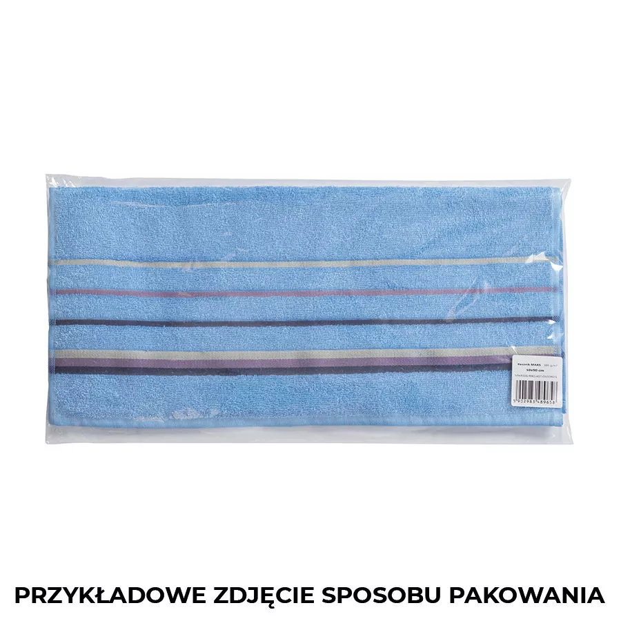 MARS Ręcznik, 50x90cm, kolor 457 niebieski MARS00/RB0/457/050090/1