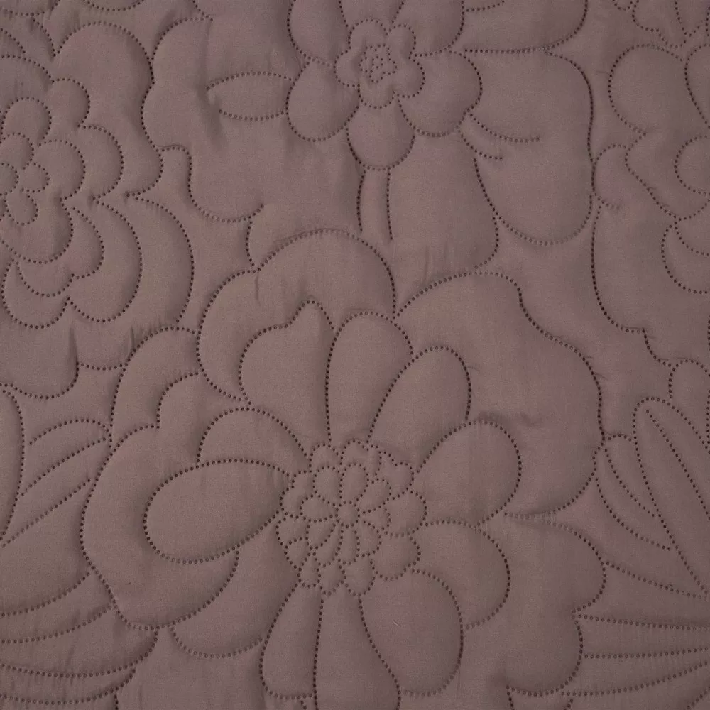 Narzuta dekoracyjna 200x220 Alara 4 różowa ciemna wzór w kwiaty