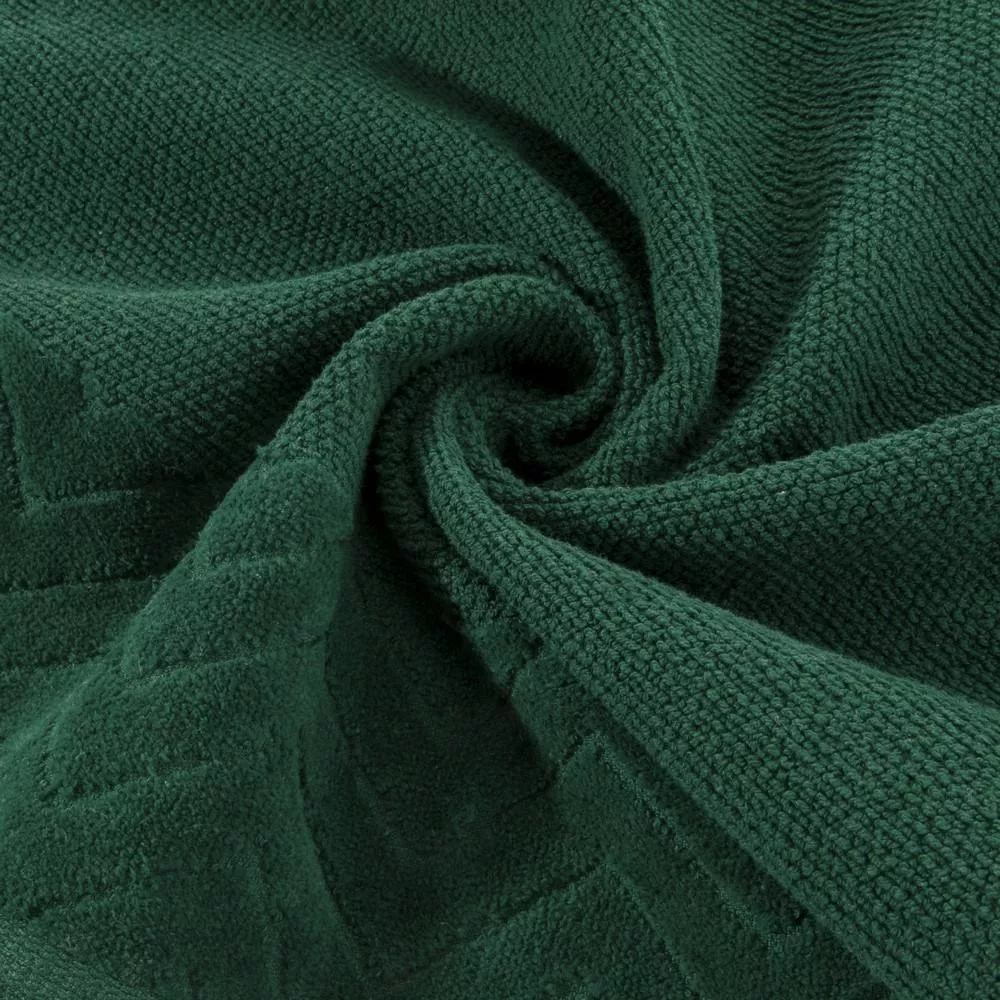 Ręcznik 70x140 Zoe 07 zielony ciemny 500g/m2 Eurofirany