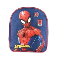 Plecak do przedszkola Spiderman 4  niebieski czerwony jednokomorowy P24