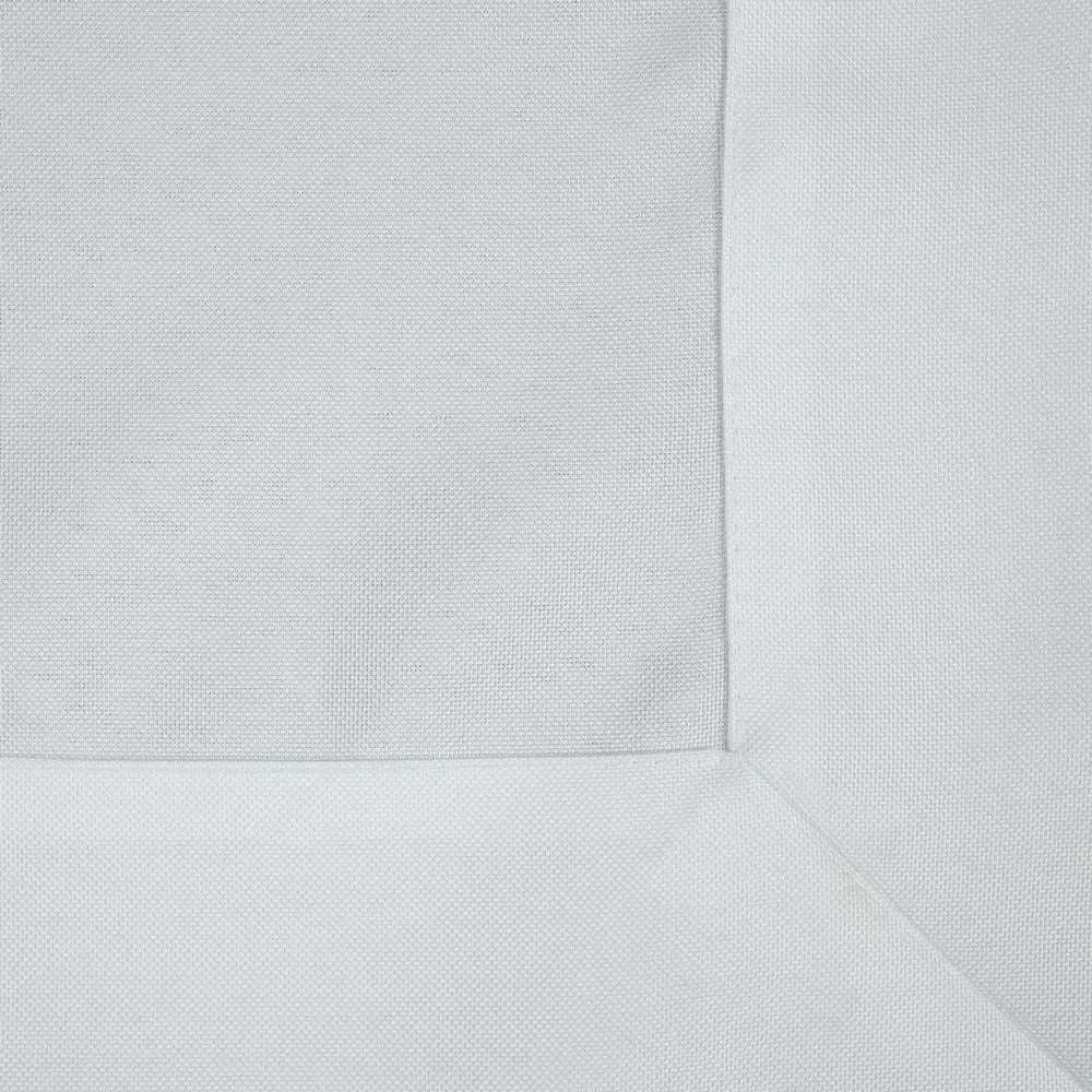 Obrus 145x280 Aleksa biały z szeroką listwą Eurofirany