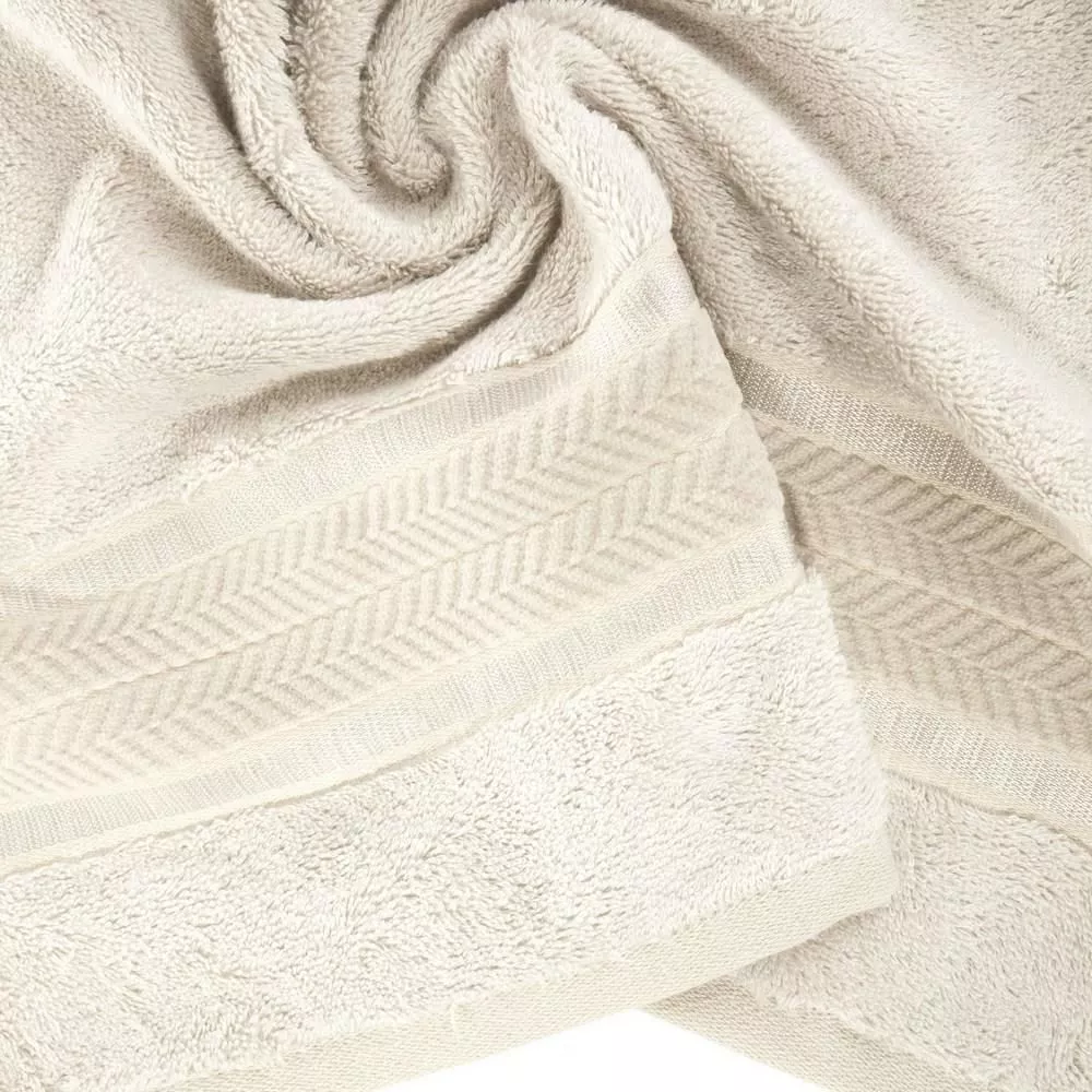Ręcznik Miro 70x140 kremowy 550g/m2 Eurofirany