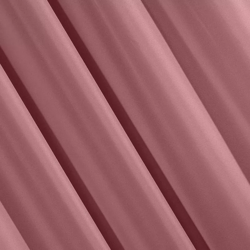 Zasłona 140x175 Rita różowa ciemna        gotowa na taśmie żabki tunel agrafki Eurofirany