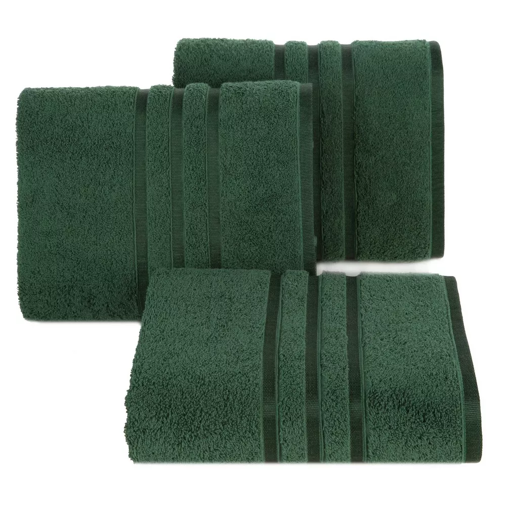 Ręcznik Madi 70x140  zielony ciemny 500g/m2 frotte Eurofirany
