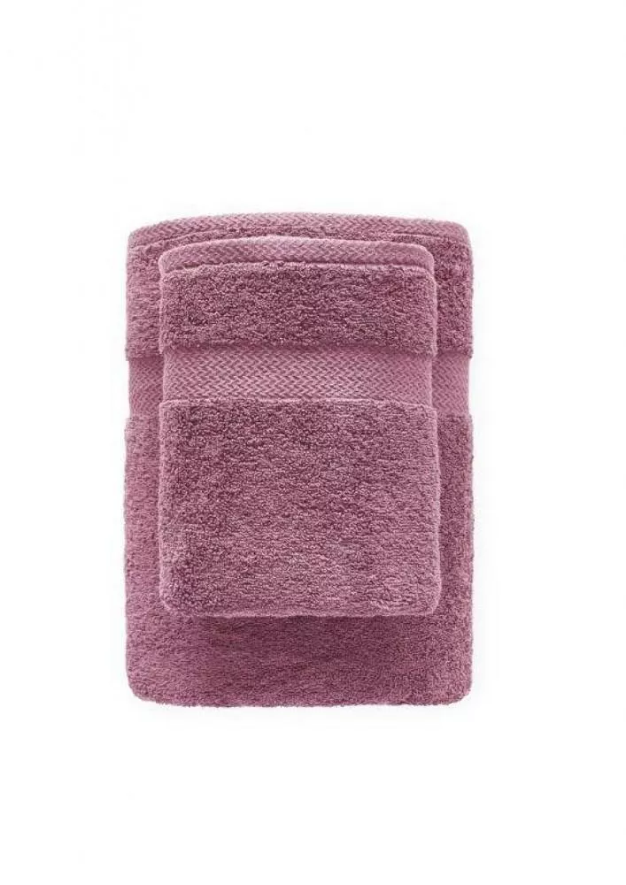 Ręcznik Fashion 50x100 różowy 550g/m2 z bordiurą frotte bawełniany jednobarwny