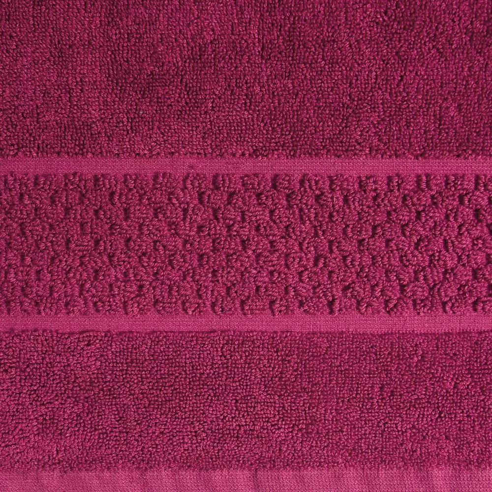Dywanik łazienkowy 50x70 Caleb amarantowy bawełniany 650g/m2 Eurofirany