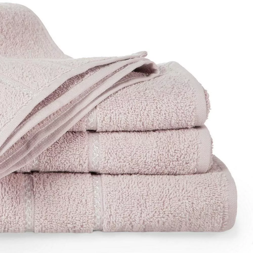 Ręcznik Mel 50x90 pudrowy różowy 360g/m2