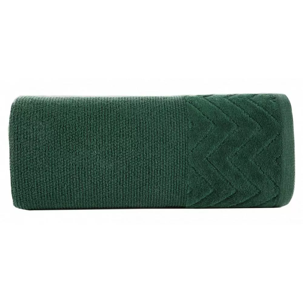 Ręcznik 30x50 Zoe 07 zielony ciemny 500g/m2 Eurofirany