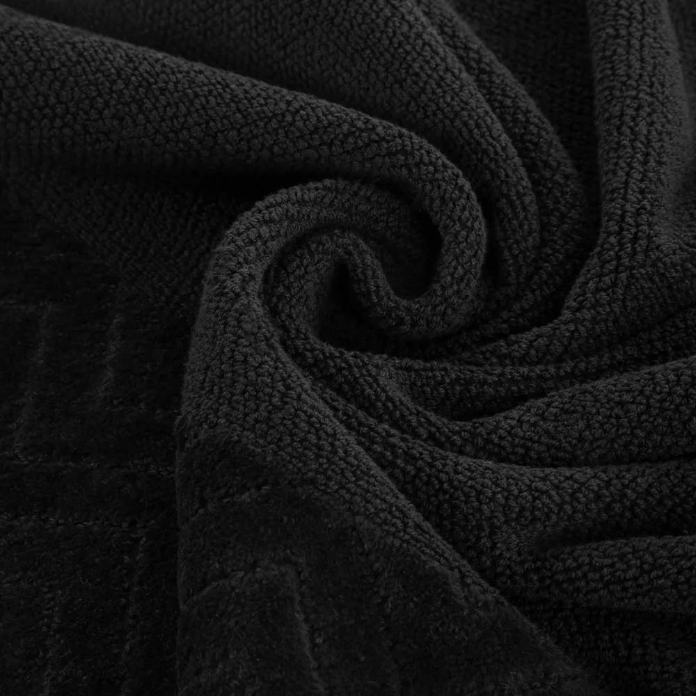 Ręcznik 50x90 Zoe 06 czarny 500g/m2 Eurofirany