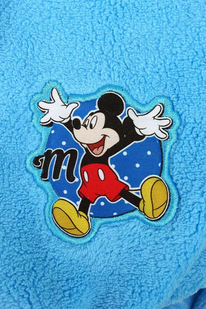 Szlafrok dziecięcy pluszowy Myszka Miki 98/104 3-4 lat niebieski Mickey Mouse