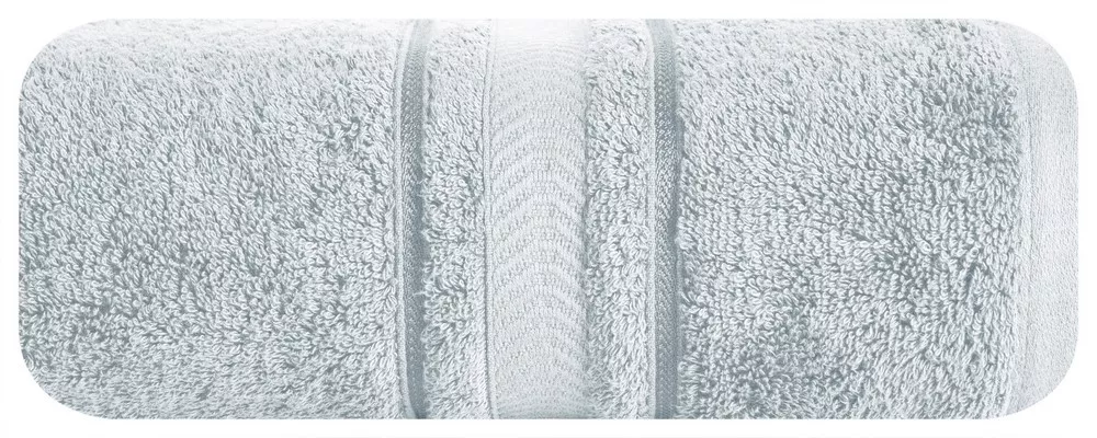 Ręcznik Nefre 50x90 srebrny frotte z bawełny egipskiej 550g/m2