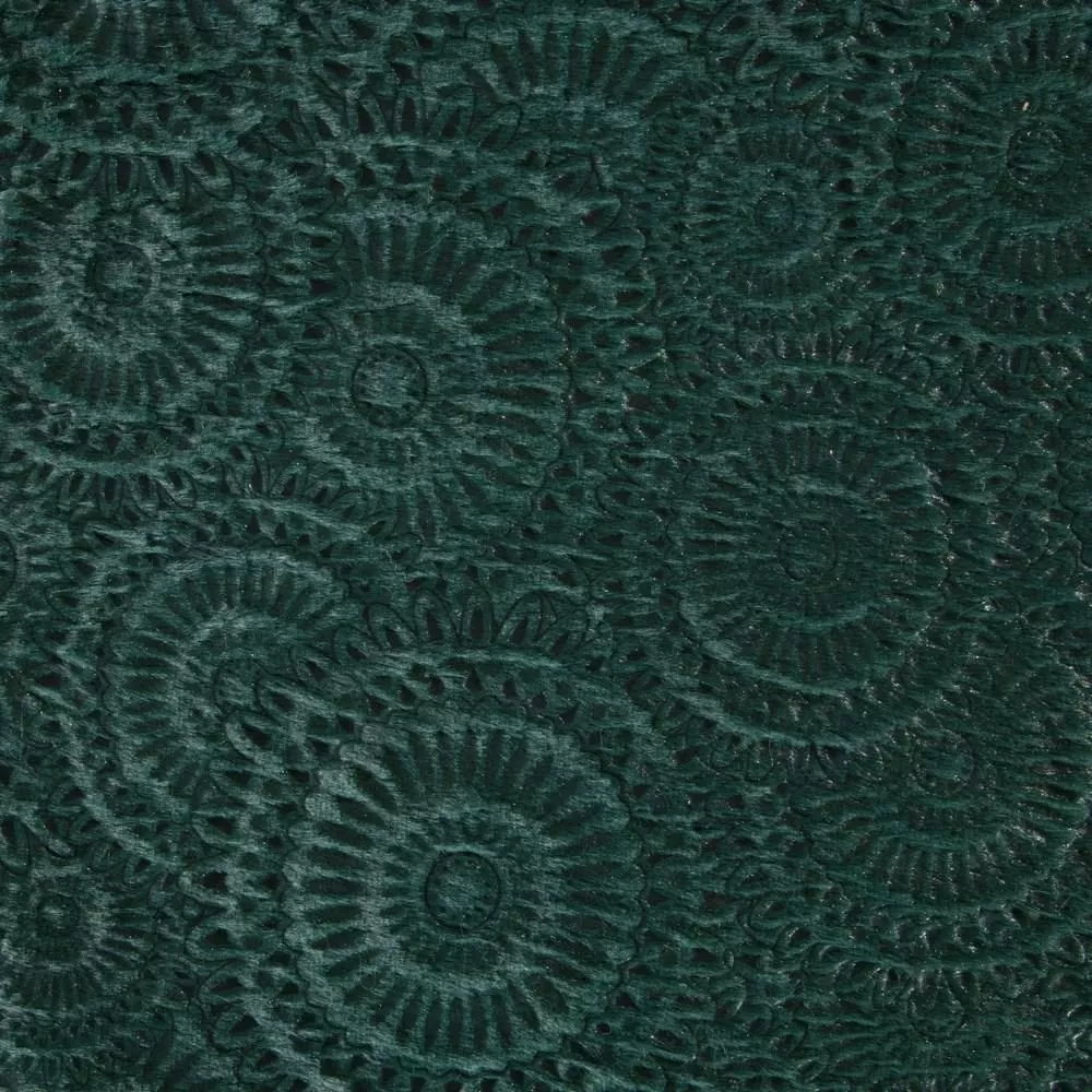 Narzuta dekoracyjna 170x210 Ofelia ciemna zielona wytłaczana Eurofirany