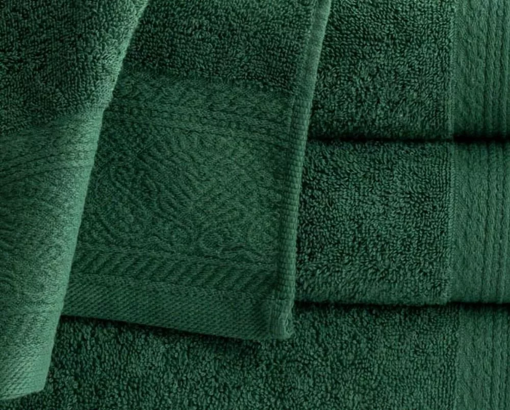Ręcznik Massimo 70x140 zielony ciemny 110 550 g/m2 frotte