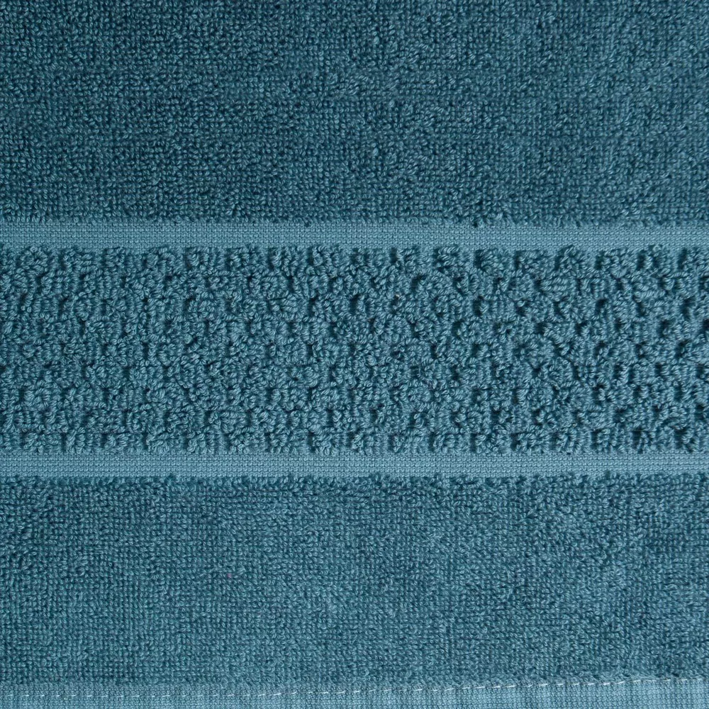 Dywanik łazienkowy 50x70 Caleb niebieski bawełniany 650g/m2 Eurofirany