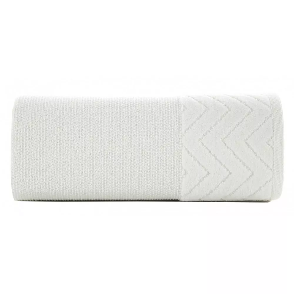 Ręcznik 50x90 Zoe 01 biały 500g/m2 Eurofirany