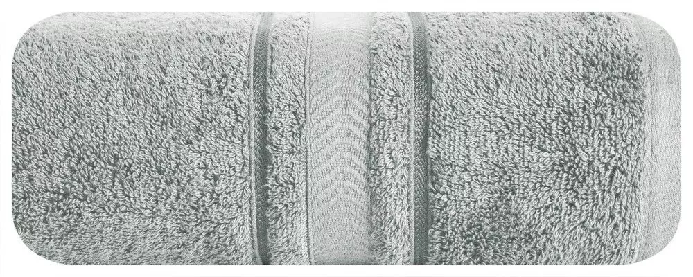 Ręcznik Nefre 70x140 stalowy frotte z bawełny egipskiej 550g/m2