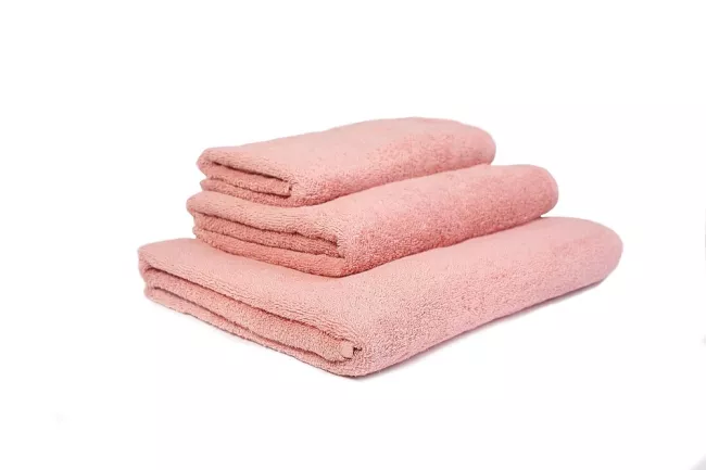 Ręcznik Basic 90x160 brudny róż powder pink frotte 520 g/m2 Nefretete