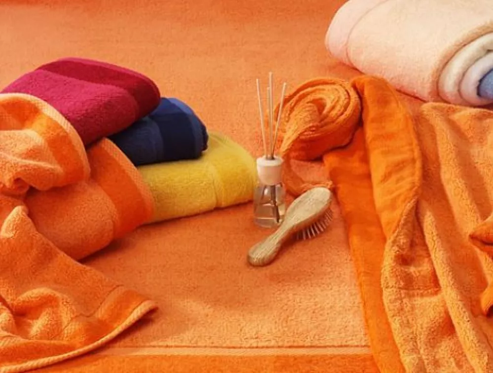 Ręcznik Soft 100x150 Pomarańczowy bambusowy 500g/m2 Greno