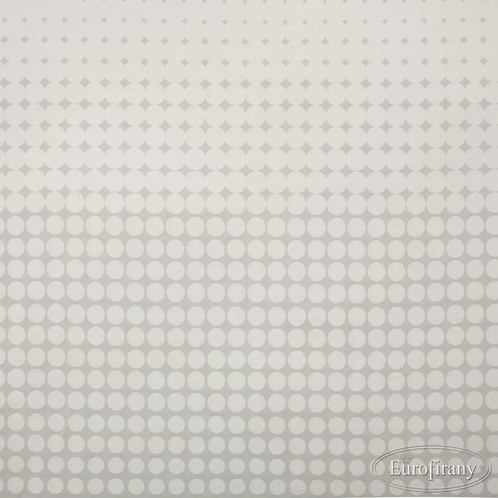 Pościel satynowa 180x200 Dots 1 stalowa w kropki Classic Eurofirany