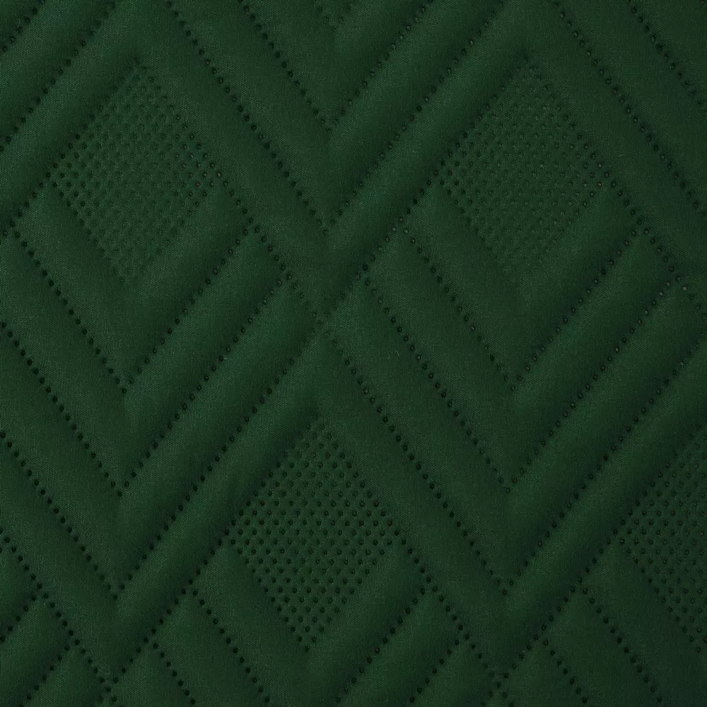 Narzuta dekoracyjna 170x210 Alara 1 zielona ciemna wzór geometryczny