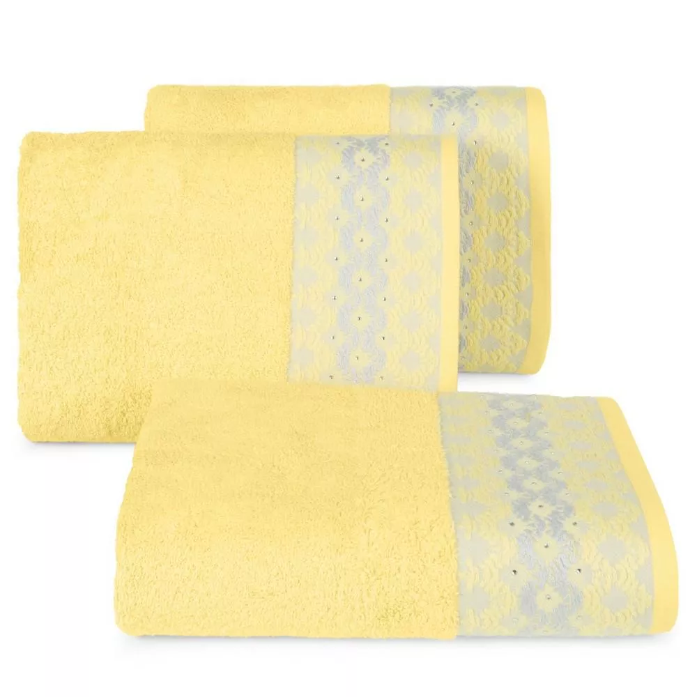 Ręcznik Simona 50x90 06 żółty 480g/m2 Eurofirany