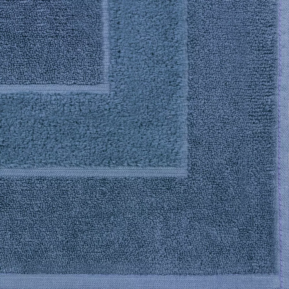 Dywanik łazienkowy 50x70 Lucy 07 niebieski bawełniany 650g/m2 Eurofirany