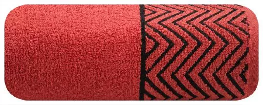 Ręcznik Ziggy 100x150 czerwony 08 frotte 500g/m2