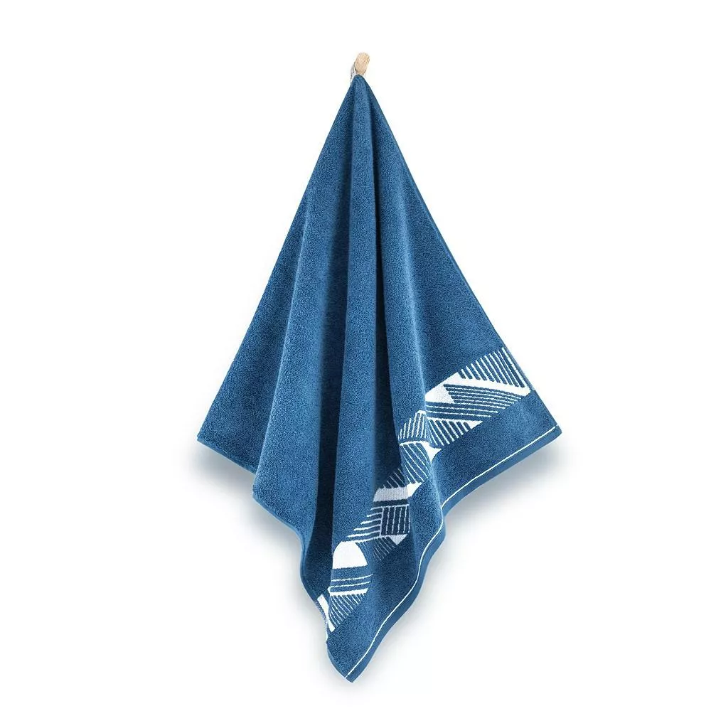 Ręcznik Enzo 30x50 niebieski opal 8642/B3/5499 450gm2