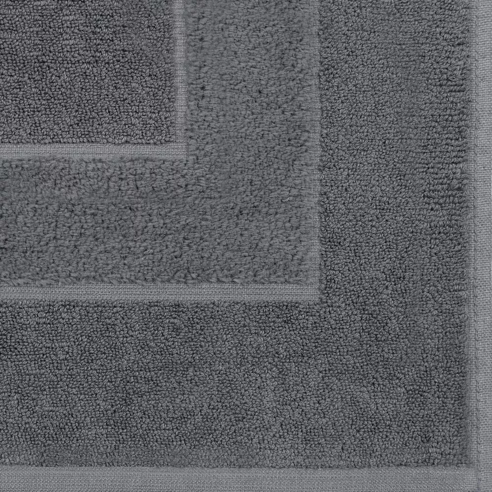Dywanik łazienkowy 50x70 Lucy 04 grafitowy bawełniany 650g/m2 Eurofirany
