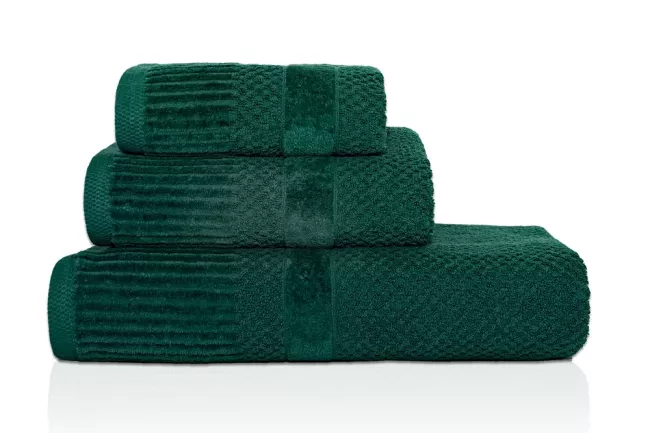 Ręcznik Ivo 100x150 zielony ciemny 99 500 g/m2 frotte