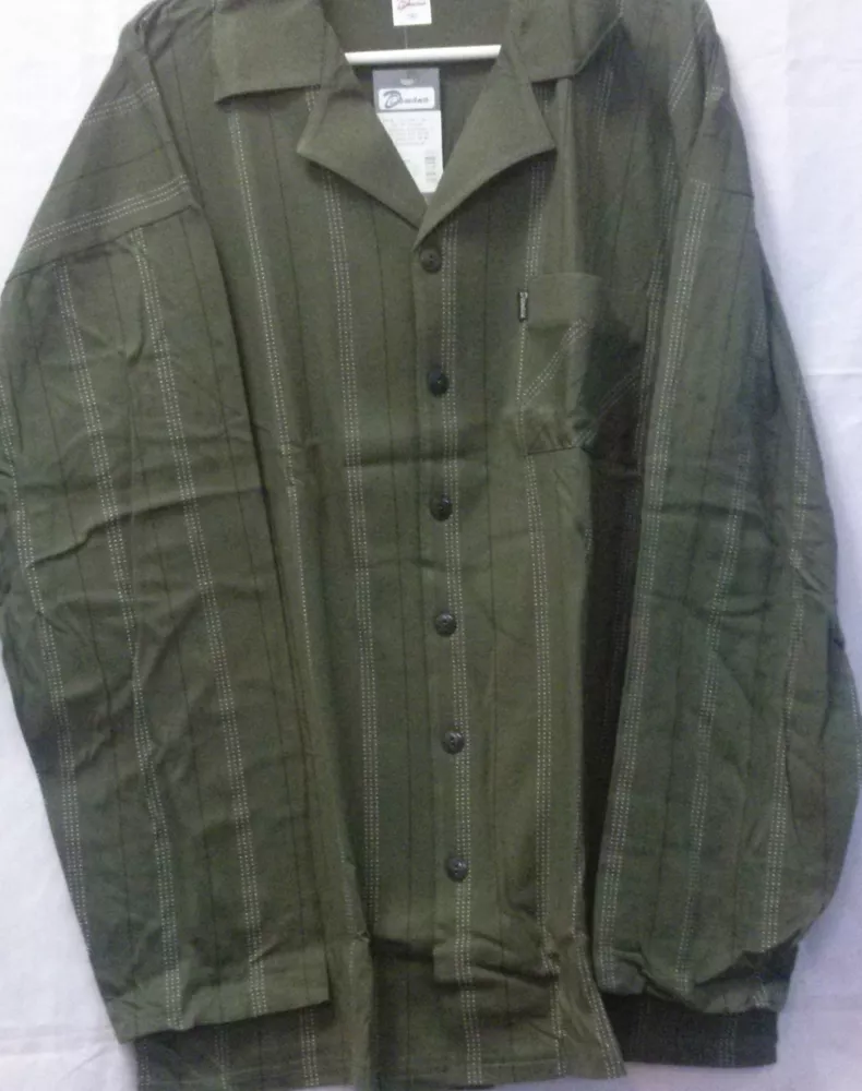 Piżama męska z długim rękawem D 608 MAXI L/XL 182/106 ciemno zielona