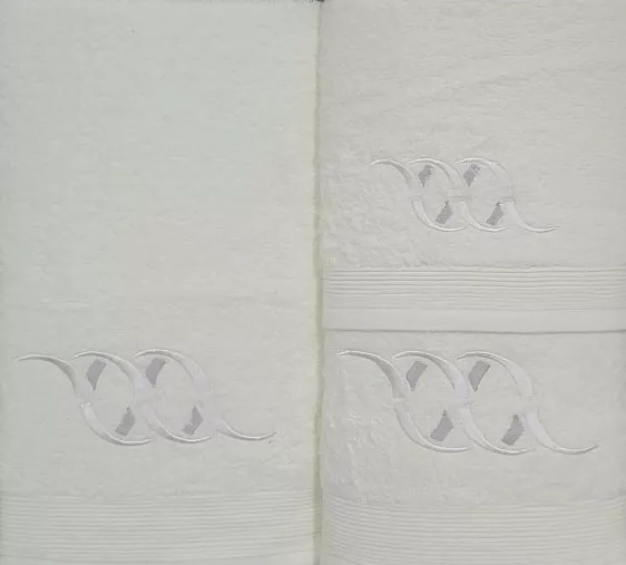 Komplet ręczników Viana Castelo 3 szt. Żółty Ziplar- przykładowy wzór