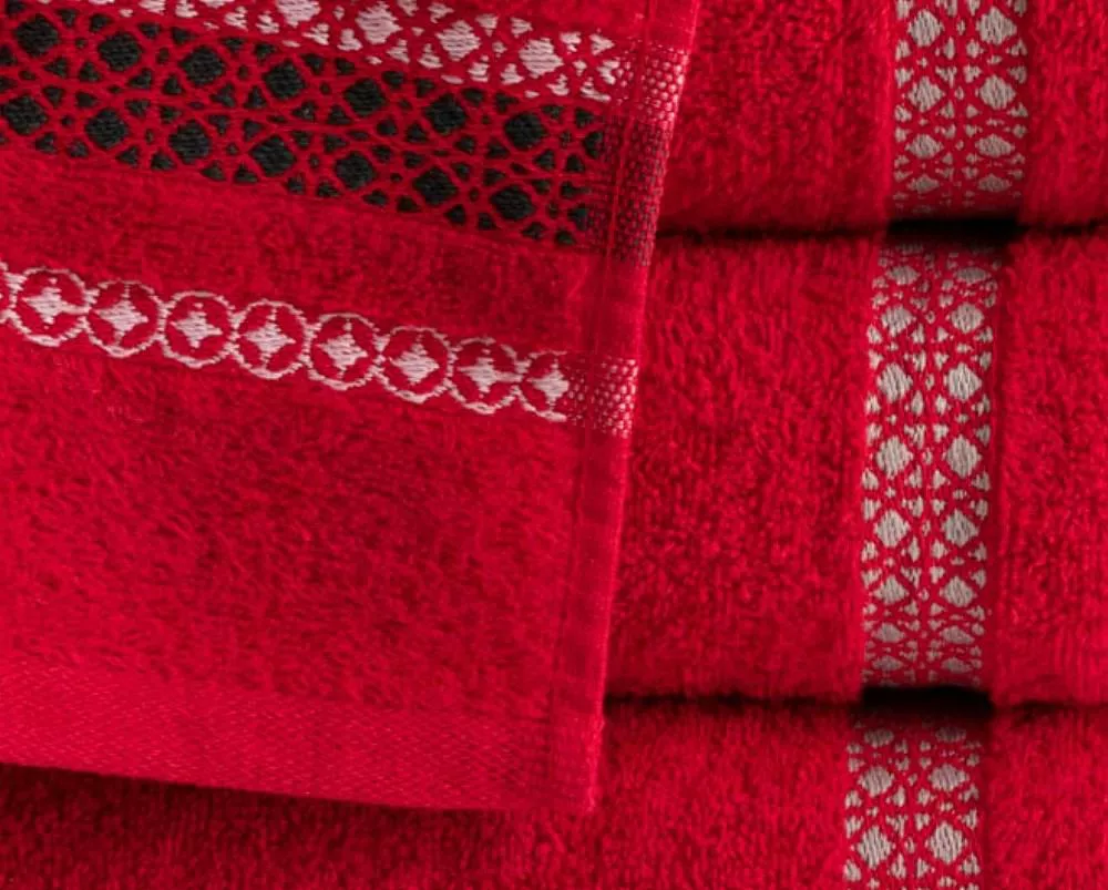 Ręcznik Cloe 30x50 czerwony 77 480 g/m2 frotte